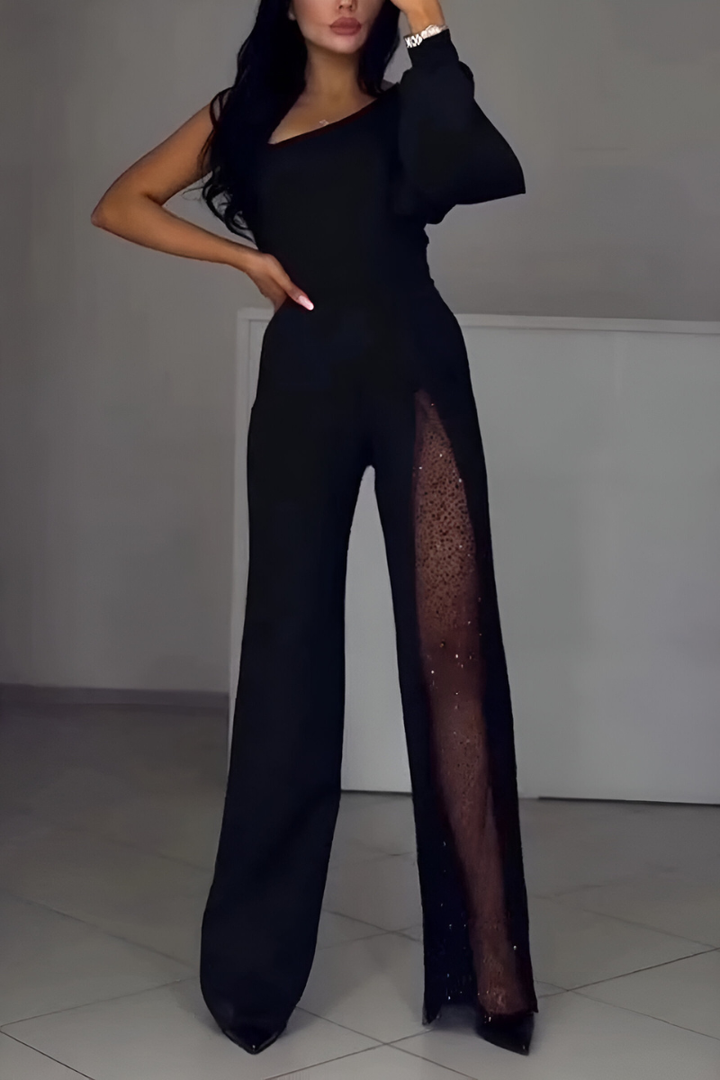 Ines™ | Mono elegante de pierna ancha