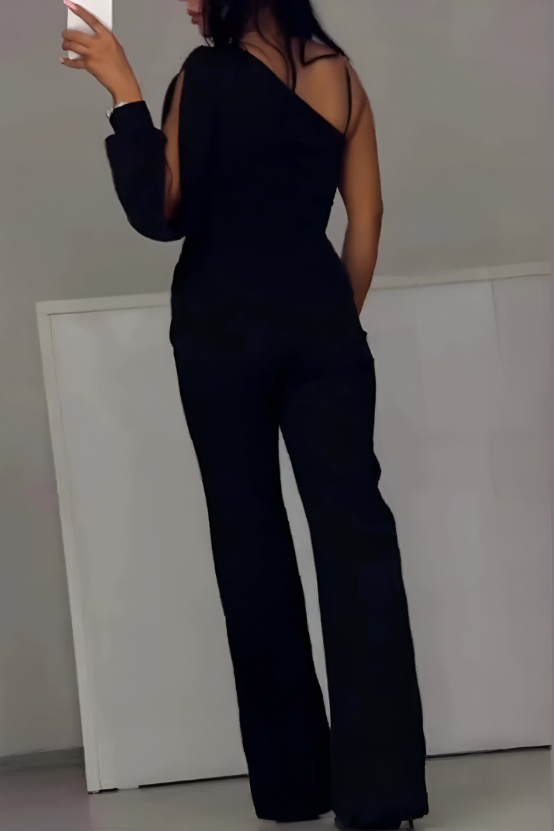 Ines™ | Mono elegante de pierna ancha
