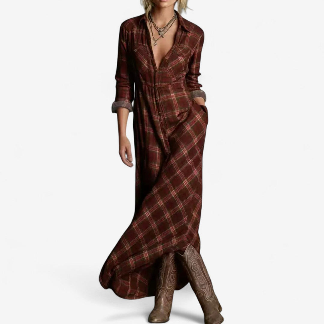 Cecilia™ Camisa Maxi de Estilo Atemporal