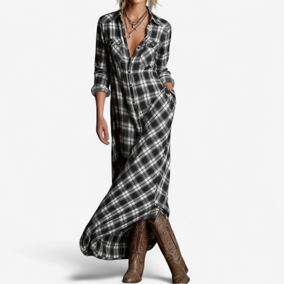 Cecilia™ Camisa Maxi de Estilo Atemporal