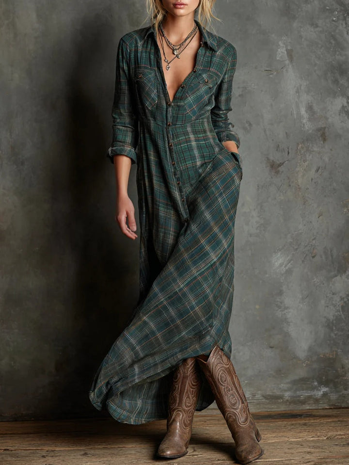 Cecilia™ Camisa Maxi de Estilo Atemporal