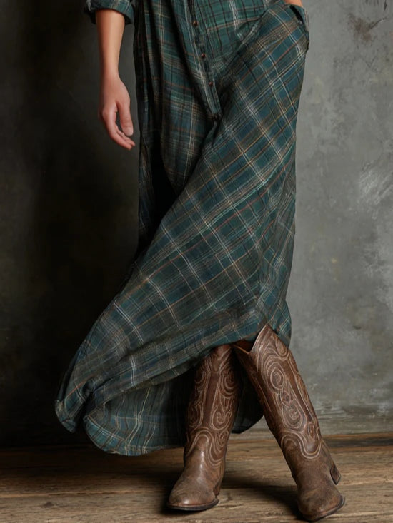 Cecilia™ Camisa Maxi de Estilo Atemporal