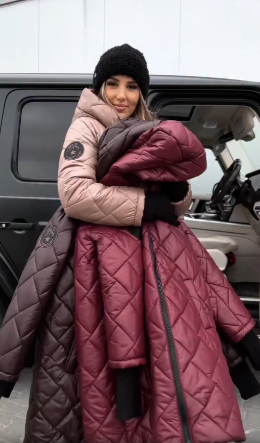 Bogna | Elegante chaqueta acolchada de plumón con capucha